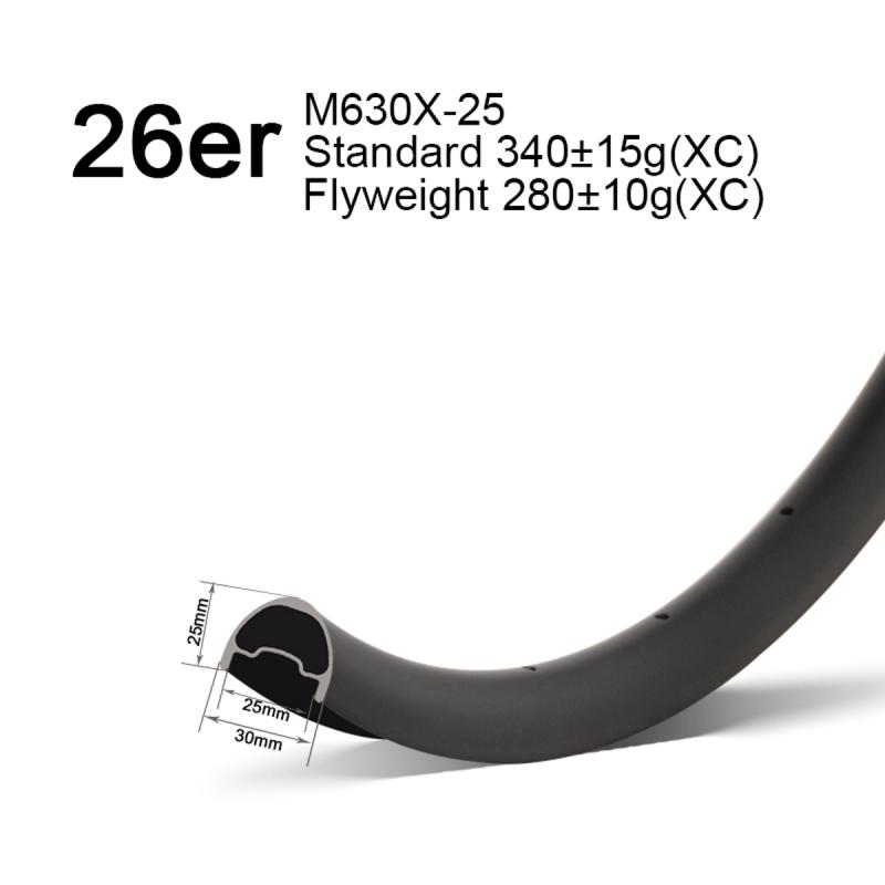 26er 30mm wide lightweight xc rim
