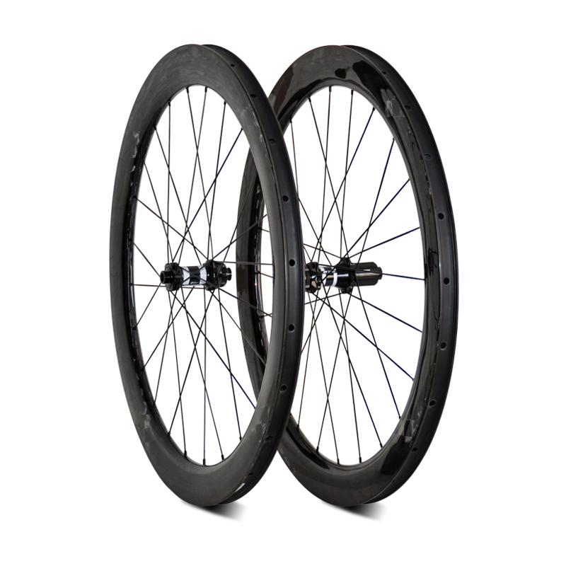 28mm wide 55mm deep road wheelset