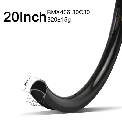 20in 30mm wide 406 rims