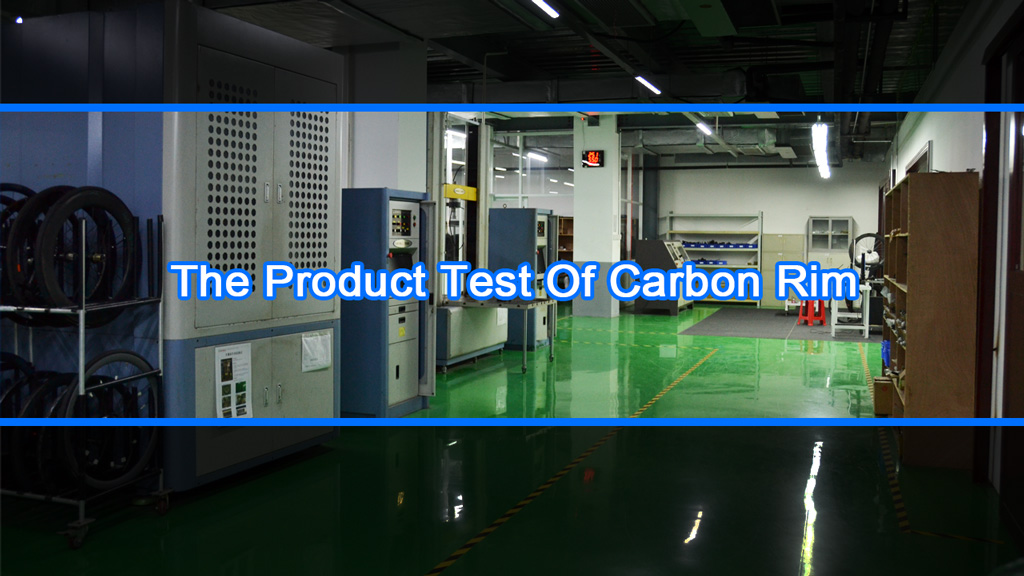 La prueba de llanta de carbono